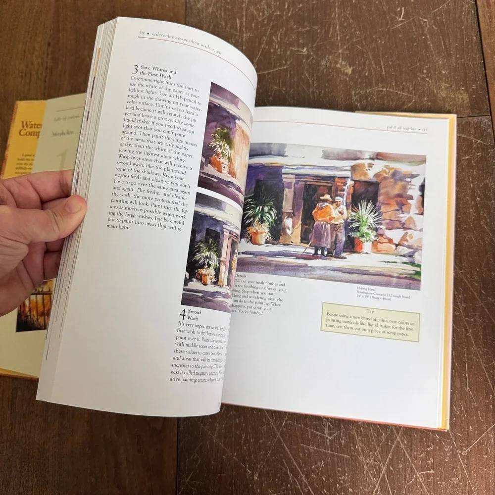 Watercolor Composition Made Easy hardback book‎ David R. Becker 1999